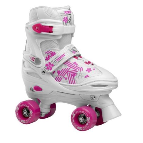 Roces Adustable Quad Skates - Quaddy 3.0 - White/Pink £59.99